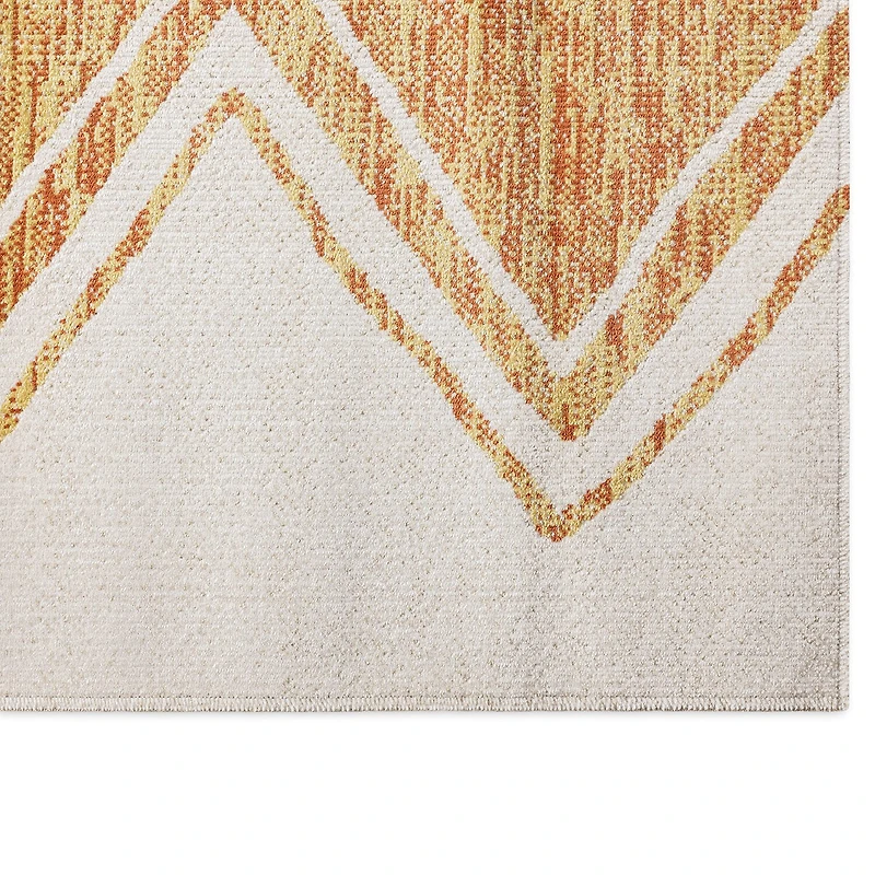 Nicole Miller Sofia Leon Geometric Fade Resistant Washable Outdoor Rectangular Area Rug