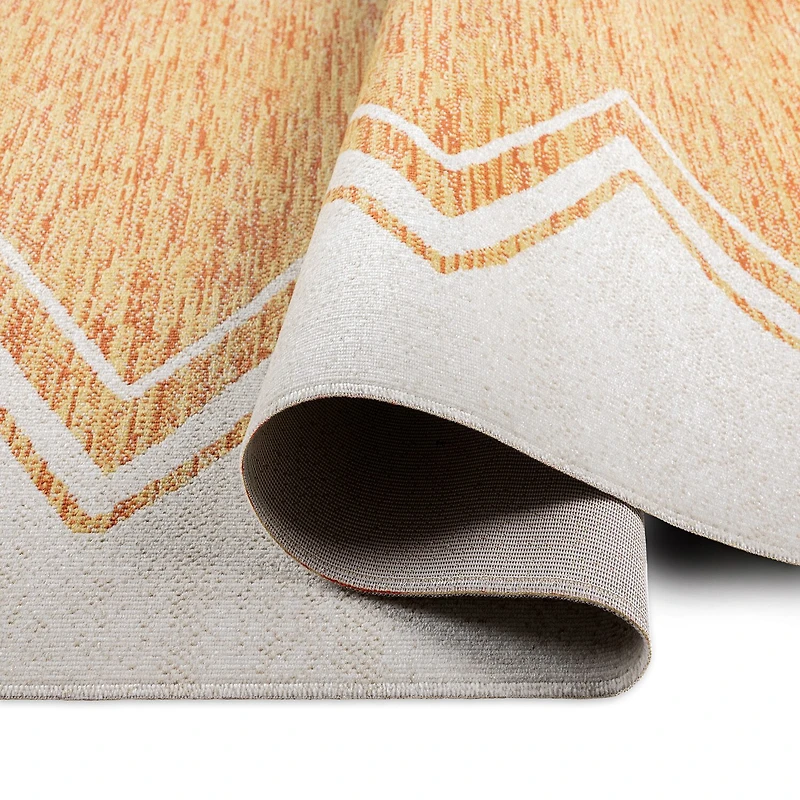 Nicole Miller Sofia Leon Geometric Fade Resistant Washable Outdoor Rectangular Area Rug