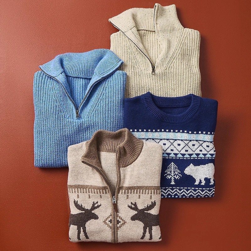 Thereabouts Little & Big Kid Boys Crew Neck Long Sleeve Pullover Sweater