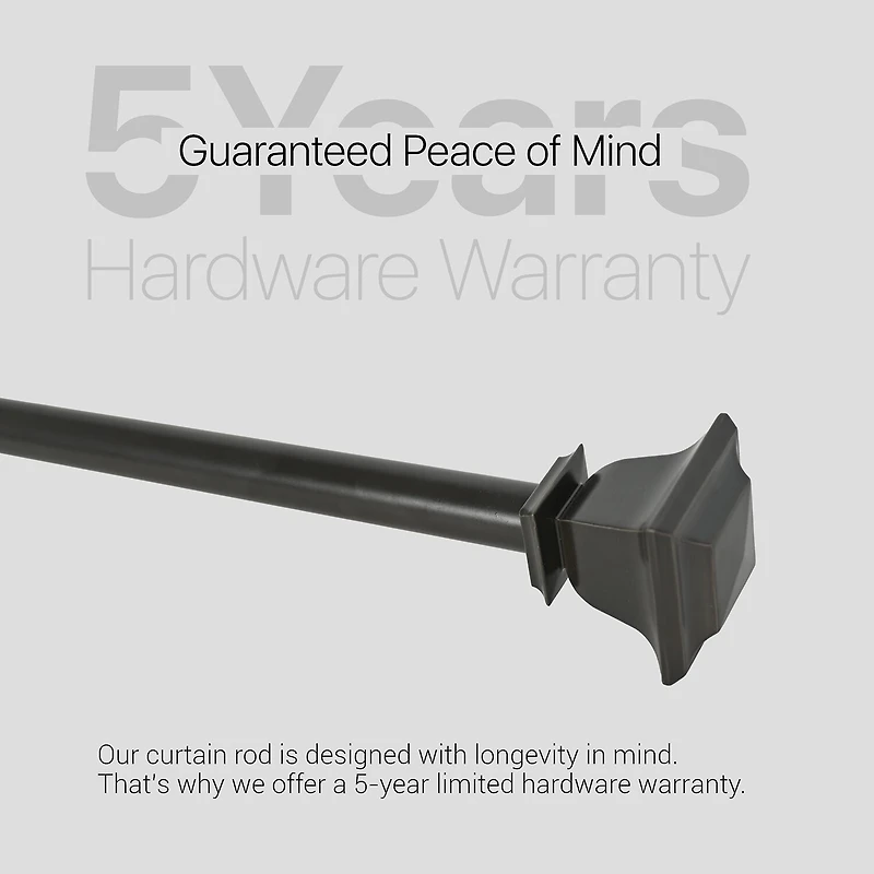 Deco Window Quattro 1 Adjustable Curtain Rod