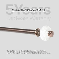 Deco Window Supreme Ceramic 1 Adjustable Curtain Rod