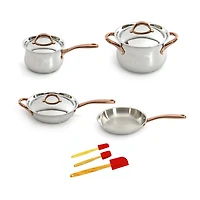 BergHOFF Ouro Gold 18/10 Stainless Steel 10-pc. Cookware Set