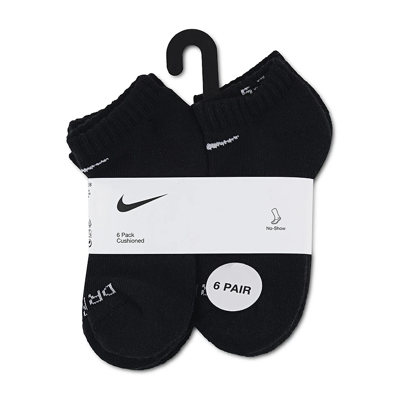 Nike Unisex 6 Pair No Show Socks