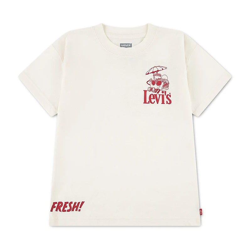 Levi's® Big Kid Boys Crew Neck Short Sleeve Regular Fit Graphic T-Shirt