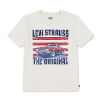 Levi's® Big Kid Boys Crew Neck Short Sleeve Regular Fit Graphic T-Shirt