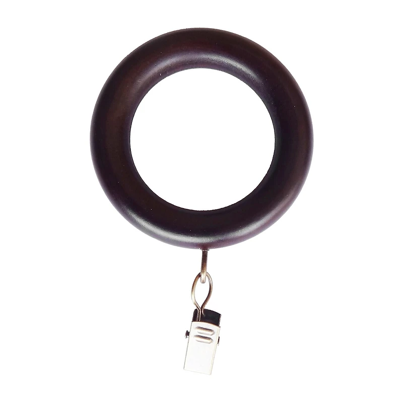 Lumi Home Furnishings Wood 7-pc. Curtain Rings