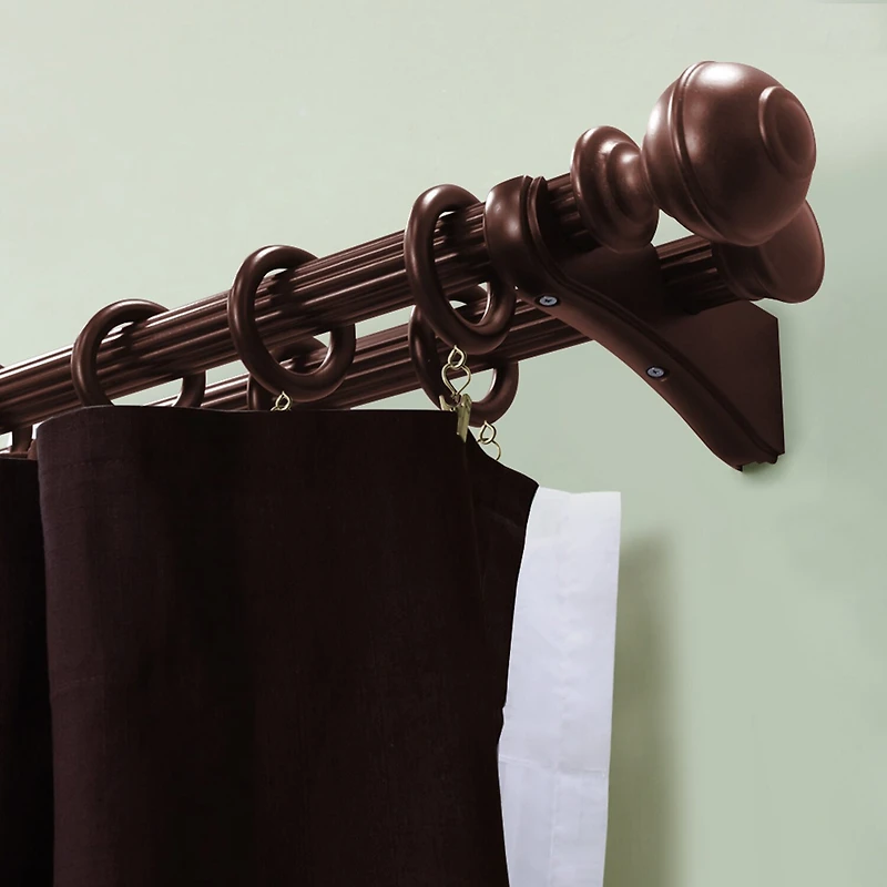 Lumi Home Furnishings Wood 7-pc. Curtain Rings