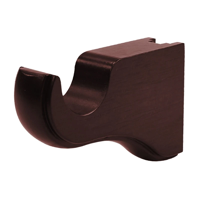 Lumi Home Furnishings 1Pc Wood Curtain Rod Brackets