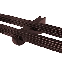 Lumi Home Furnishings Wood Double 2-pc. Curtain Rod Brackets