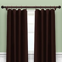 Lumi Home Furnishings Wood 1 3/8 3FT or 4FT x 2pcs Curtain Rod