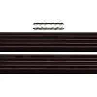 Lumi Home Furnishings Wood 1 3/8 3FT or 4FT x 2pcs Curtain Rod
