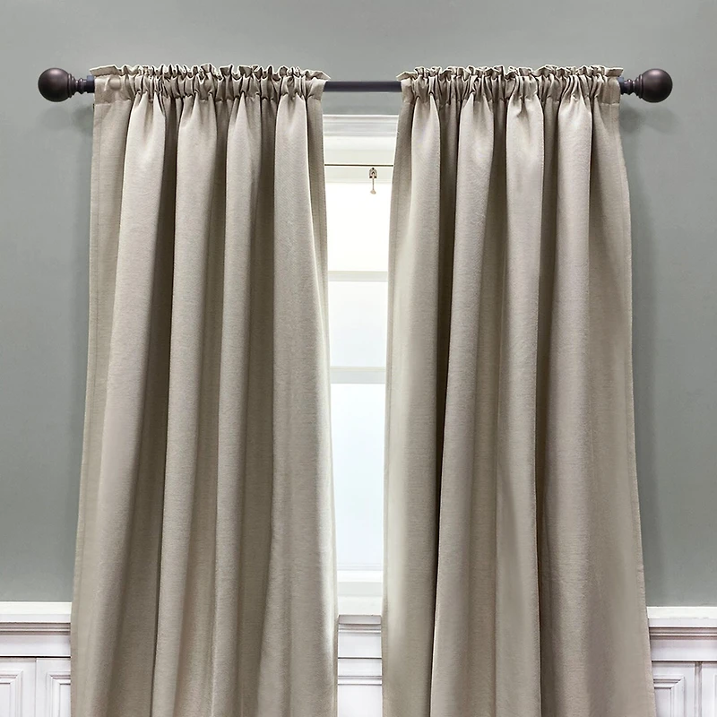 Lumi Home Furnishings Ball 1 Curtain Rod