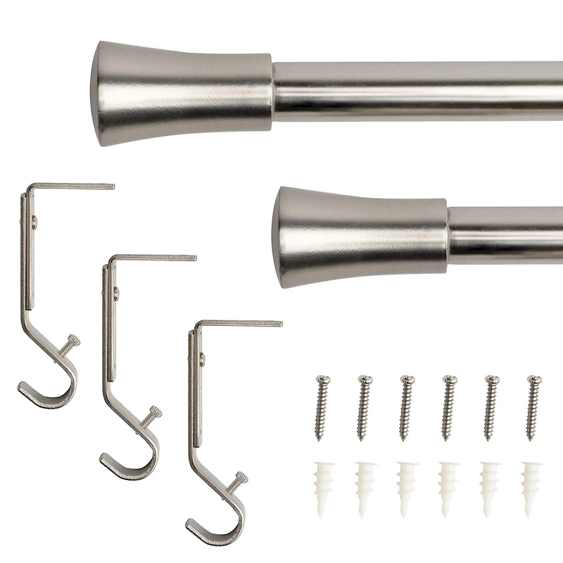 Lumi Home Furnishings Cylinder Cap 3/4 Curtain Rod