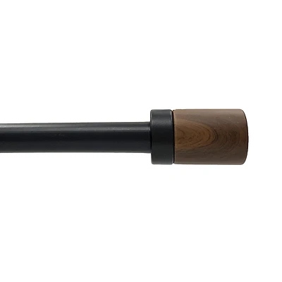 Lumi Home Furnishings Maple Cylinder 3/4 Curtain Rod