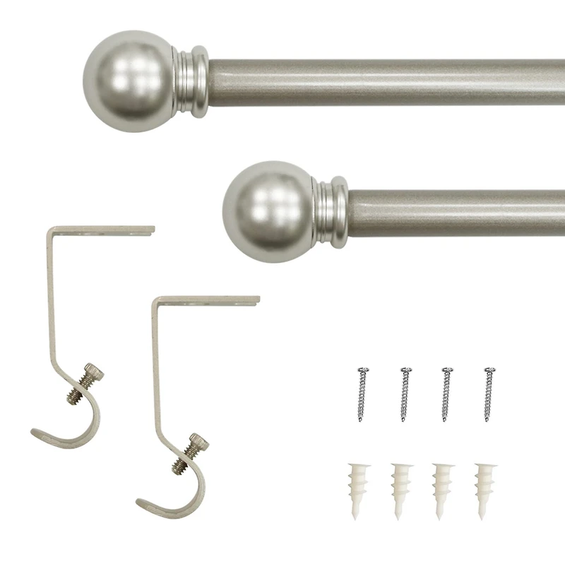 Lumi Home Furnishings Ball 5/8 IN Curtain Rod