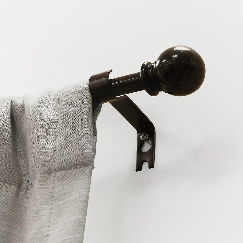 Lumi Home Furnishings Ball 5/8 Curtain Rod