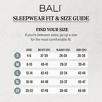 Bali® Breathe Womens Sleepwear Robe with Pockets, Soft Stretch Lace DFD143