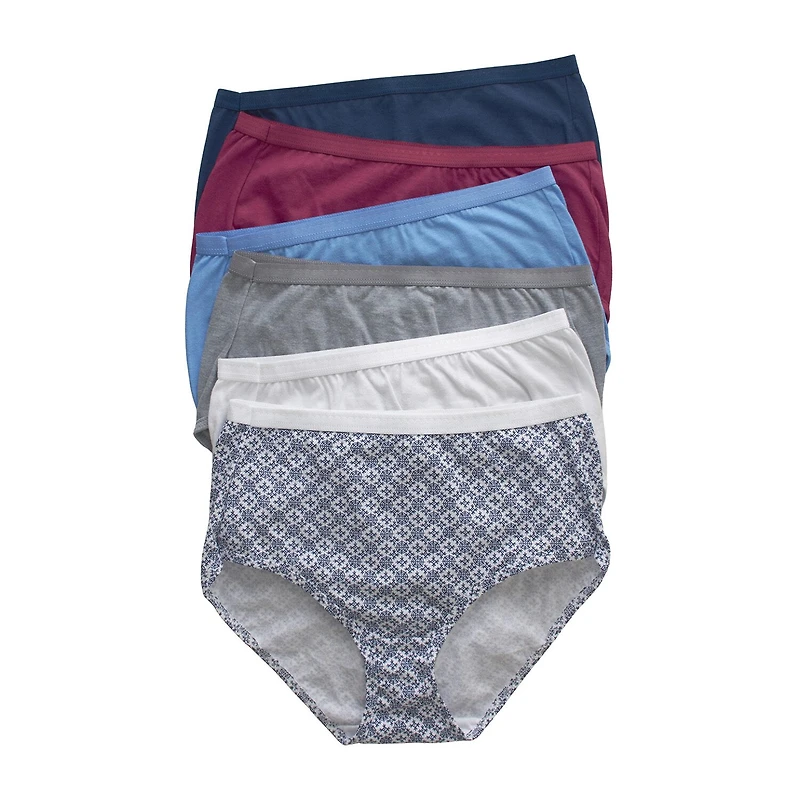 Hanes Ultimate® 6-Pack Breathable Cotton Brief Underwear 40H6CC