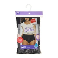 Hanes Ultimate® 6-Pack Breathable Cotton Brief Underwear 40H6CC