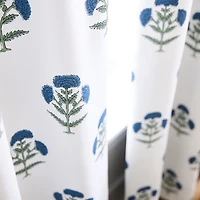 Martha Stewart Ayana Back Tab Blackout Set of 2 Curtain Panel