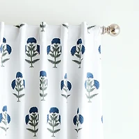 Martha Stewart Ayana Back Tab Blackout Set of 2 Curtain Panel