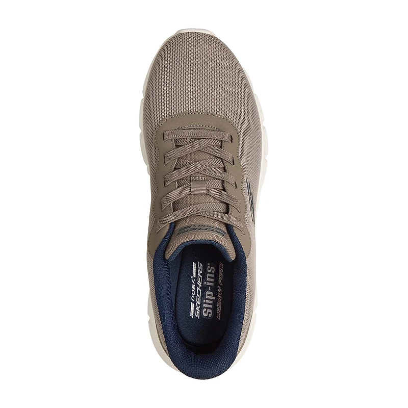 Skechers Bobs Hands Free Slip-Ins B Flex Glacial Edge Mens Slip-On Walking Shoes
