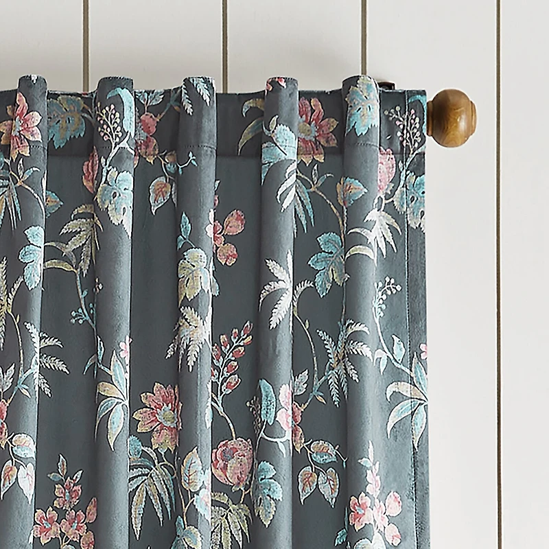 Martha Stewart Ms Norah Back Tab Room Darkening Set of 2 Curtain Panel