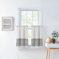 CHF Global Woven 3-pc. Kitchen Curtains & Drapes Window Set