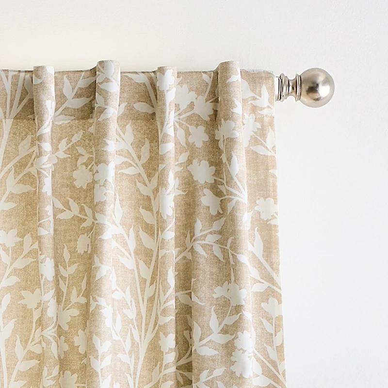 Martha Stewart Amelia Back Tab Blackout Set of 2 Curtain Panel
