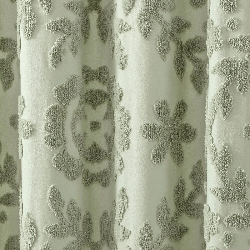 Peri Home Chenille Laurel Shower Curtain
