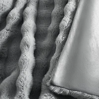 Brooklyn Loom Bubble Faux Fur Throw