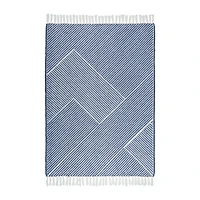 Brooklyn Loom Diagonal Chenille Stripe Throw