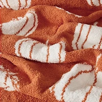 Truly Soft Cozy Pumpkin Reversible Throw