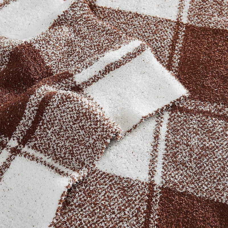 Brooklyn Loom Dusted Plaid Throw