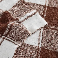 Brooklyn Loom Dusted Plaid Throw