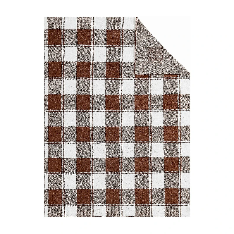 Brooklyn Loom Dusted Plaid Throw