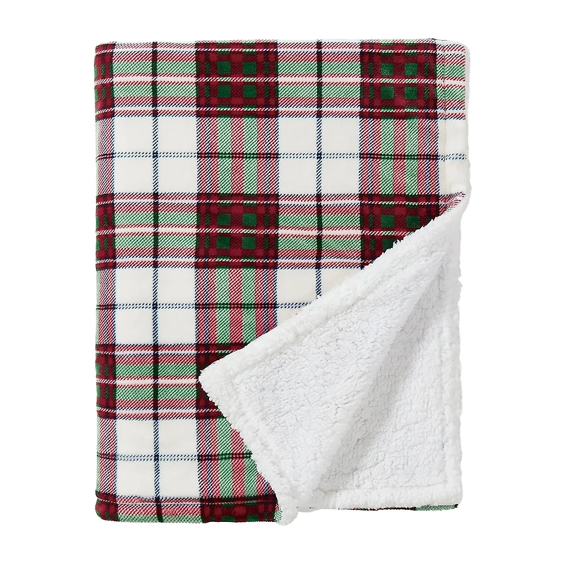 Truly Soft Cuddle Warmth Marlon Plaid Throw