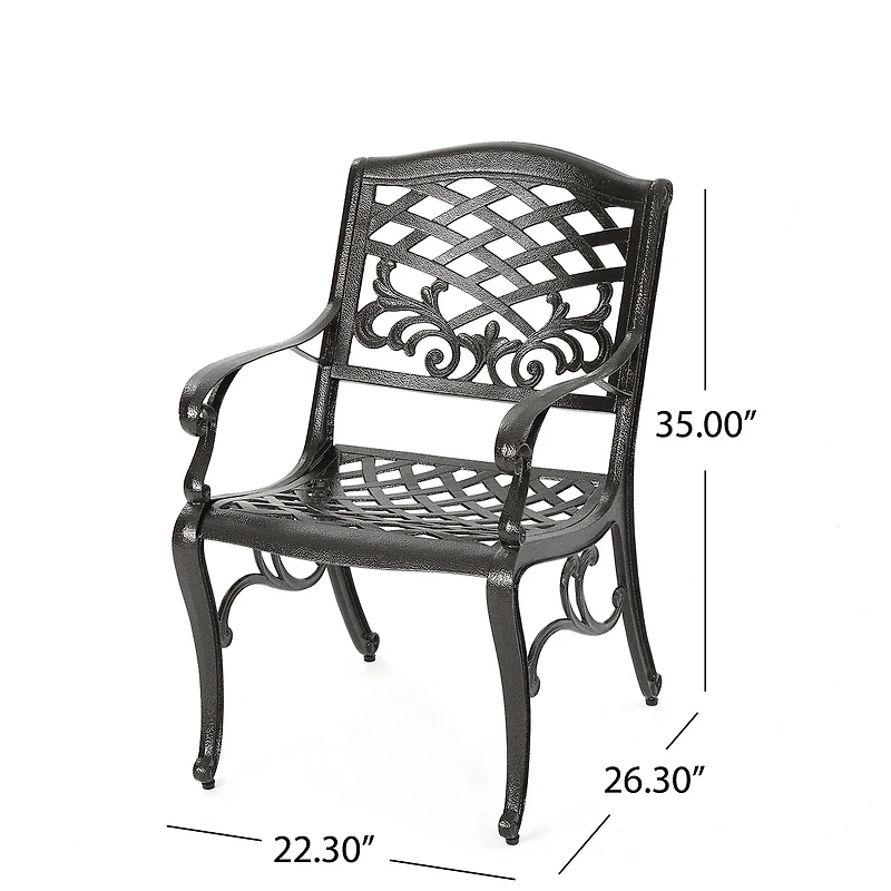 Hallandale 5-pc. Circle Dining Set