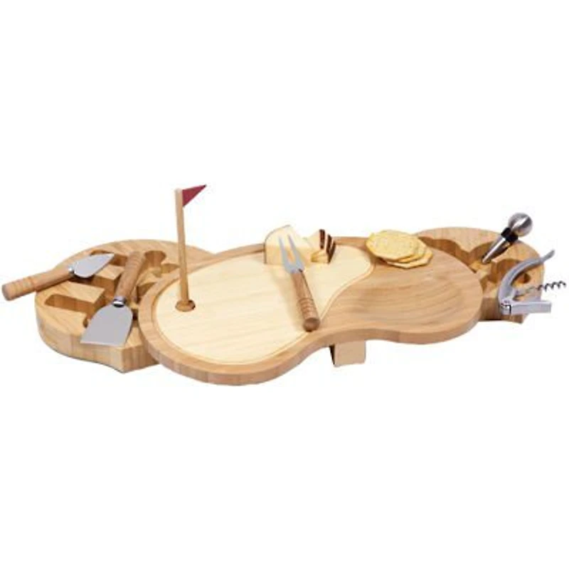 Picnic Time® Sand Trap Wine and Cheese Serving Set