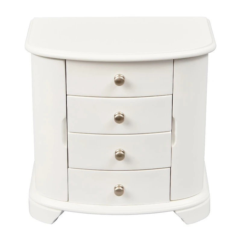 Mele and Co Kaitlyn Musical White Jewelry Box
