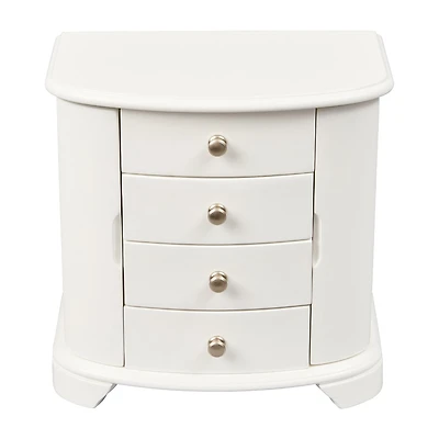 Mele and Co Kaitlyn Musical White Jewelry Box