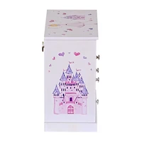 Mele and Co Adalyn Musical Ballerina Pink & White Jewelry Box
