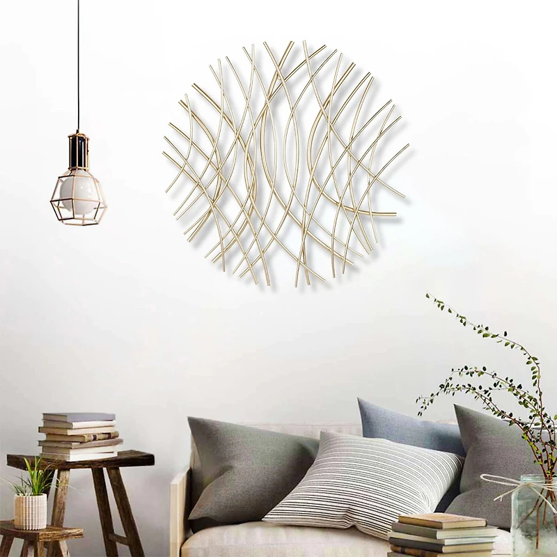 Cheungs Eleni Small Abstract Metal Wall Art