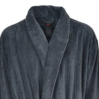 Hanes Mens Fleece Long Sleeve Knee Length Robe