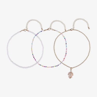Arizona Gold Tone Turtle Womens 3-pc. Necklace Set