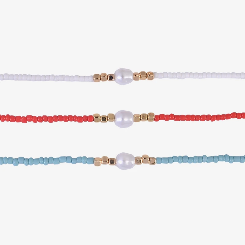 Arizona Gold Tone Womens 3-pc. Necklace Set