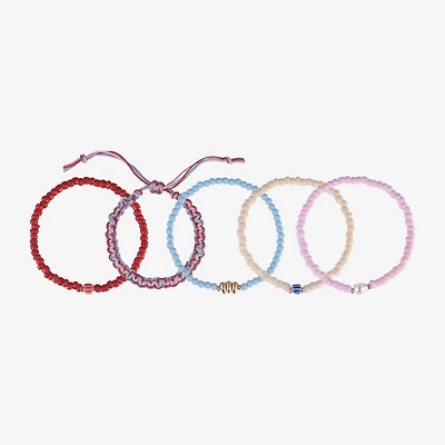 Arizona Gold Tone Womens 5-pc. Bracelet Set