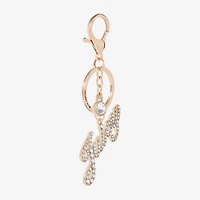 Juicy By Juicy Couture Gold Tone Script Key Chain