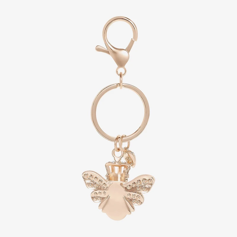 Juicy By Juicy Couture Gold Tone Queen Bee Key Chain