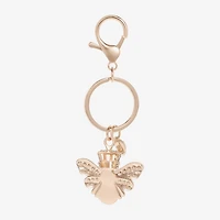 Juicy By Juicy Couture Gold Tone Queen Bee Key Chain